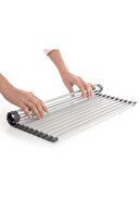 قفسه آشپزخانه تاشو دستشویی Primanova - خاکستری-thumb