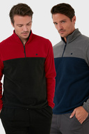 BURGUNDY-GREY