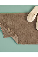 تشک حمام پیج 50x80 سانتی متر قهوه ای-thumb