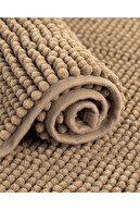 ست تشک حمامی پیج پاستا قهوه ای-thumb