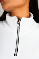 سویشرت زنانه با چاپ نیم زیپ ستاره-thumb