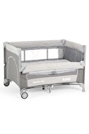 Sleepside +Plus Mother's Side Park Bed and Playpen Grey-thumb