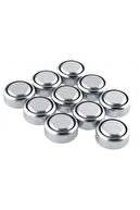 10 قطعه AG13/LR44/A76/357A باطری دکمه ای 1.5 ولتی ساعت لیزر اسباب بازی باتری قلیایی-thumb