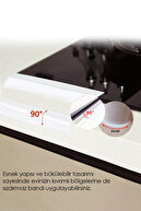 نوار سفید ضد نشتی صفحه اصلی سینک وان حمام آشپزخانه لبه نوار نوار ضد آب 3.2mx38 نوار نواری-thumb