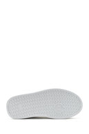 زن با کفش چرمی مبتنی بر توری سفید 25SFD370718-thumb