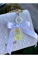 Yellow BEAR BAG ORNAMENT
