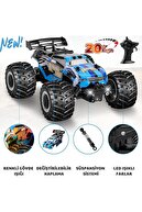 کنترل از راه دور عملکرد کامل 2.4 گرم 1:18 قابل شارژ اتومبیل جاده ای بلند با چراغ های LED-thumb