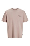 Jack & Jones JJFLAG SS CREW NECK - T-Shirt Print - Wrought Iron/grün