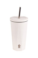 فولاد ضد زنگ سفید Pipetli Mug Termos 500 میلی لیتر شماره: 81-thumb