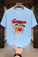 NEWSHİNE The Flintstones Baskılı Unisex Oversize T-shirt - Fiyatı