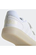 adidas Hoops 2.0 Beyaz Çocuk Unisex Yürüyüş Ayakkabısı H01548