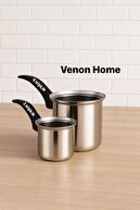 Grey coffee pot tool set