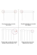 پرده بک دراپ تک ارسی باکیفیت بالا با بافت مخملی چین دار بیرونی آسمانی-thumb