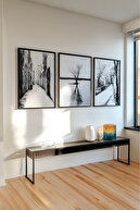 Black Wooden Frame Mdf