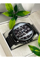 ست ترکیبی ساعت مچی مردانه جعبه چرمی لوکس تسبیح تسبیح جا کارتی کیف پول-thumb