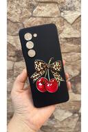 Cherry Bow Leopard Pattern