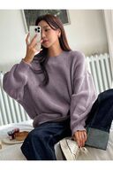 ژاکت لیلیکی بافتنی زنانه تسالونیکی اورسایز, ژاکت زنانه-thumb