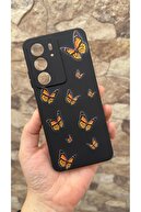 Orange Butterfly Pattern