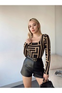Beige Black