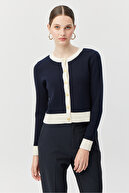 NAVYBLUE -ECRU