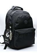 2200 کیسه مدرسه پارچه ای مقاوم در برابر آب سیاه کوله پشتی مدرسه یونیکس-thumb