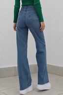 شلوار جین جین گشاد زنانه جاکارتا لیکرا سوپر فاق بلند-thumb