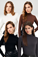 Bitter Brown Anthracite Black White