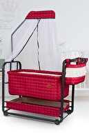 Mother's Side Rockable Baby Cradle قابل حمل حماک سبد گهواره سفیر-thumb