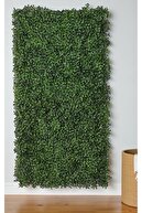 پانل دیوارپوش گل مصنوعی ورق شمشاد 40x60 سانتی متر سبز عمودی گاردن Konef-thumb