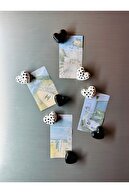 مگنت - مگنت یخچال - زیور آلات یخچال - مگنت 8 قلب - هدیه روز ولنتاین-thumb