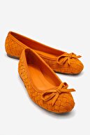 Orange suede