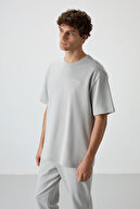 کت و شلوار ورزشی مردانه دوزی شده با بافت نرم ضخیم پنبه ای سنگی - 85252-thumb