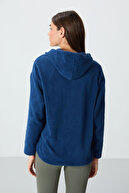 پارلمان با روکش نرم و ضخیم کلاه دار Oursaیز دوزی پخته زن پیراهن پیراهن -97286-thumb