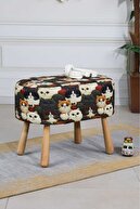 DAPHNE KITTEN-BOHEMIAN WALNUT FEET