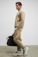 ست ورزشی مردانه مارشال نخی دوزی شده با راسو با داخل پشمی-thumb