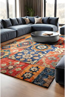 Multicolor NAVY BLUE RED MODERN