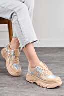 کفش ورزشی هولوگرام برهنه روزانه زنان کفش ورزشی ضخیم کم نور کفش ورزشی پایه بالا 001-thumb