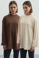 Beige, Brown