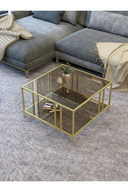 Gold Bronze Glass