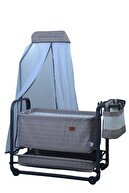 Mother's Side Rockable Baby Cradle قابل حمل حماک سبد گهواره سفیر-thumb