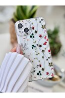 قاب سیلیکونی طرح دار Ivy Transparent سازگار با آیفون 13 و 14-thumb