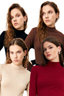 Black Cream Bitter Coffee Claret Red