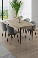 Travertine Table Grey Chair