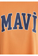 تی شرت چاپ لوگو نارنجی اورسایز / برش پهن 1600843-71407