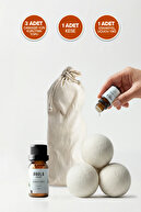 ست خشک کن توپ و عطر - برای خشک کن لباس - 3 توپ 1 روغن عطر - Xl-thumb