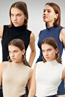 Black White Cream Navy