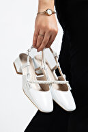 White patent leather