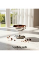 ظروف لذیذ ترکی پایه استیل، خوراکی ها، عرضه و بستنی قطر ظرف: 8 سانتی متر ارتفاع: 8 سانتی متر-thumb