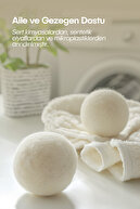 ست خشک کن توپ و عطر - برای خشک کن لباس - 3 توپ 1 روغن عطر - Xl-thumb