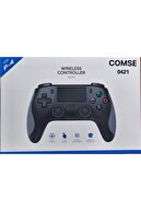 کنترلر بازی بی سیم Ps4 جوی استیک بلوتوث Ps4 PC سازگار با لرزش دوگانه طراحی ارگونومیک-thumb